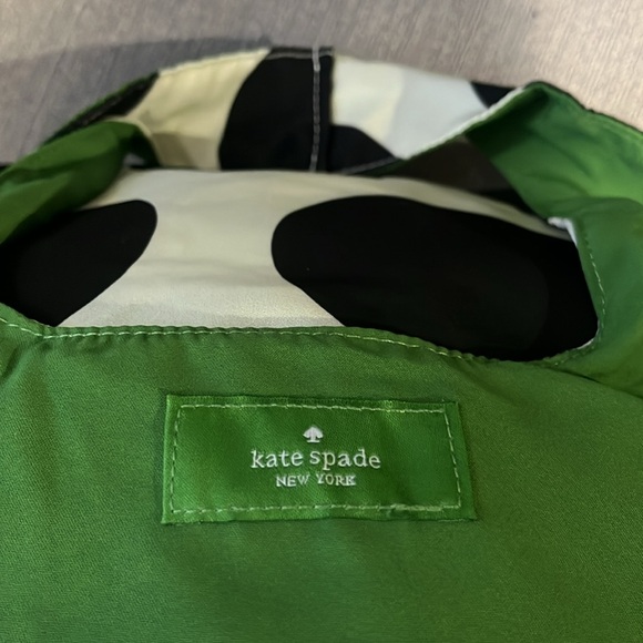 ♠️kate spade Reversible Tote, Dots Solids White Green NWT - Picture 7 of 10